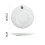 Table Matters White Scallop Plate (3 Sizes) - 8