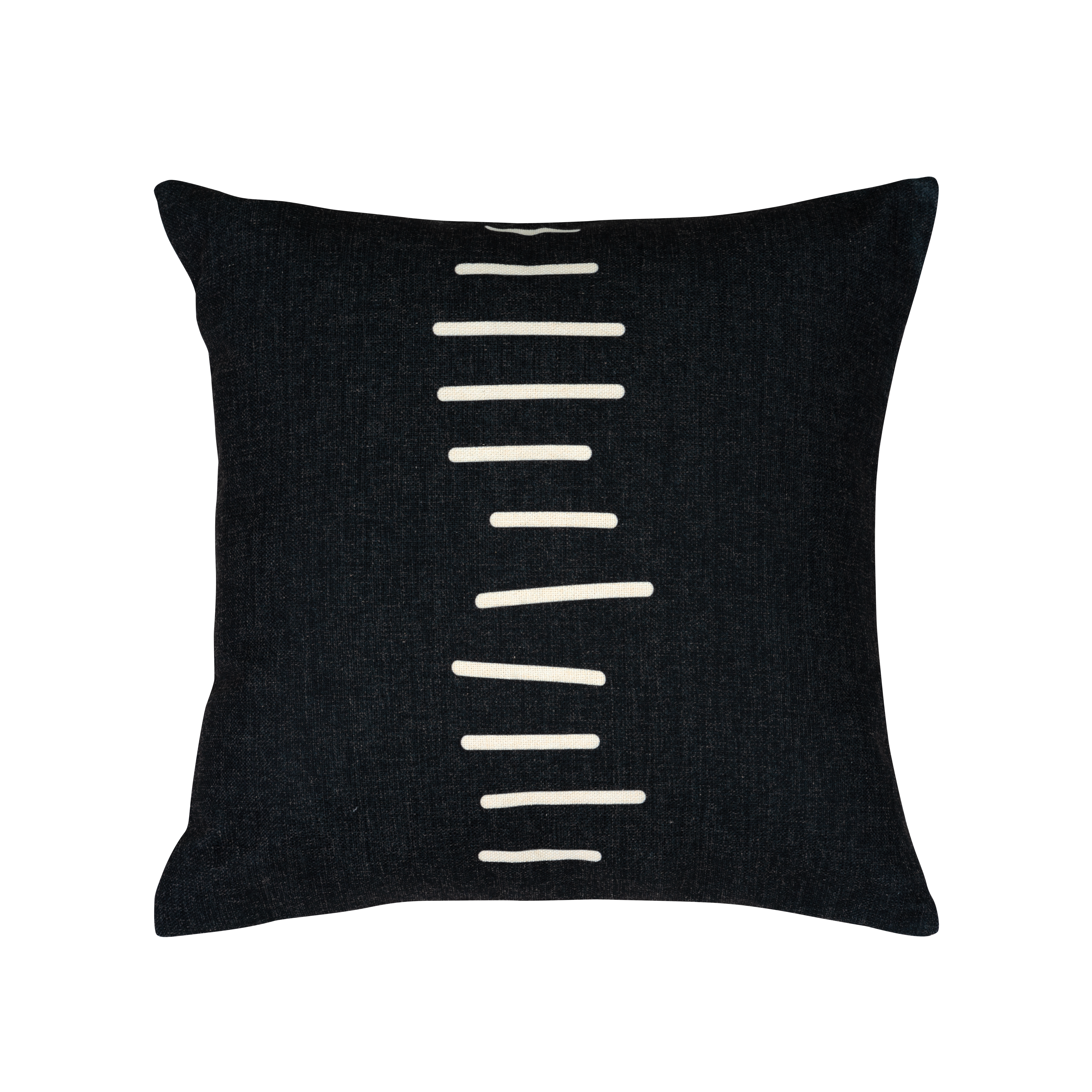 Linie Linen Cushion Cover Black, Cushion Covers by HipVan HipVan