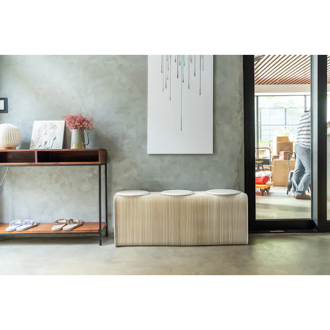Athena 3 Seater Foldable Bench 1.5m - White - 19