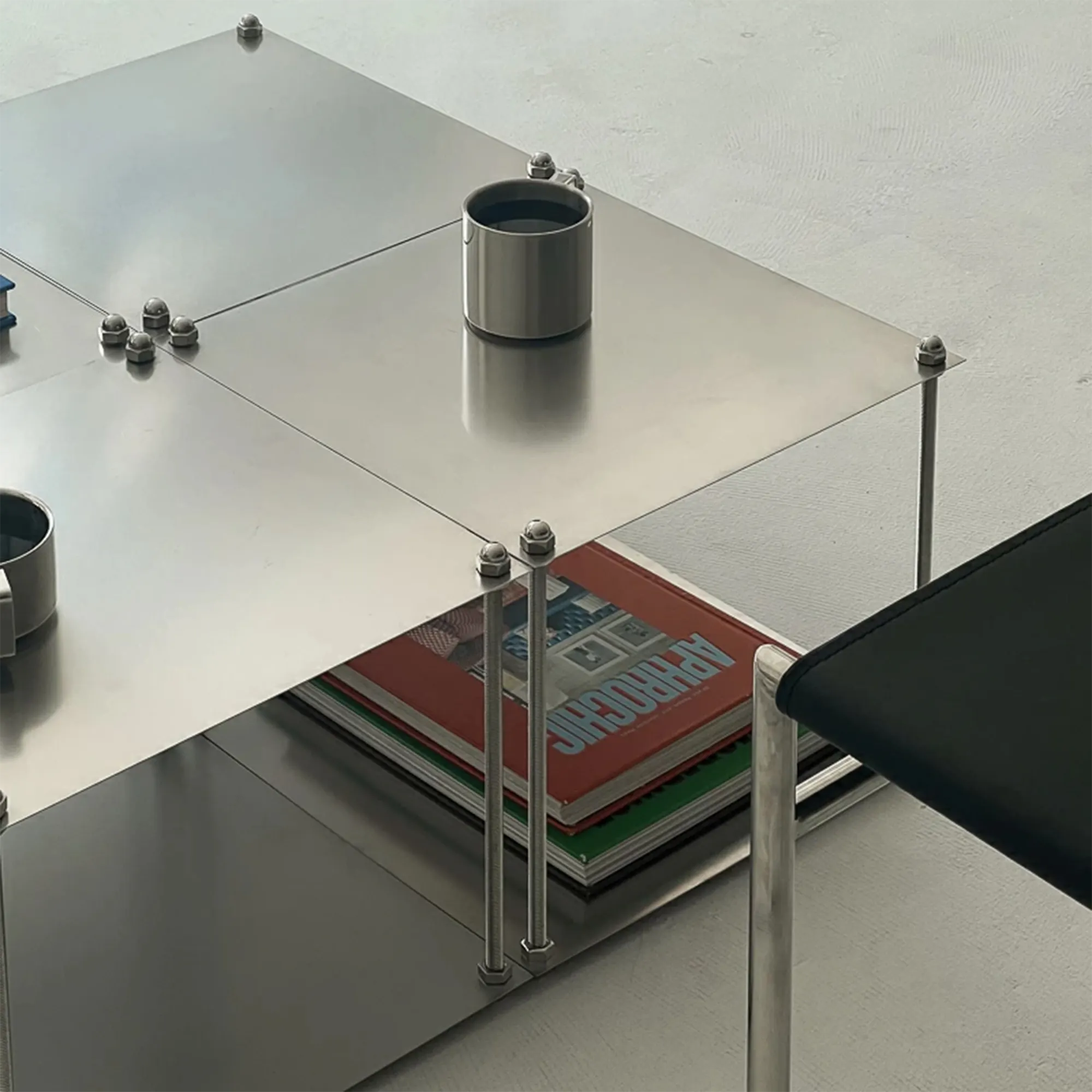 (As-is) Baus Modular 3-Tier Shelf (Stainless Steel) - 9