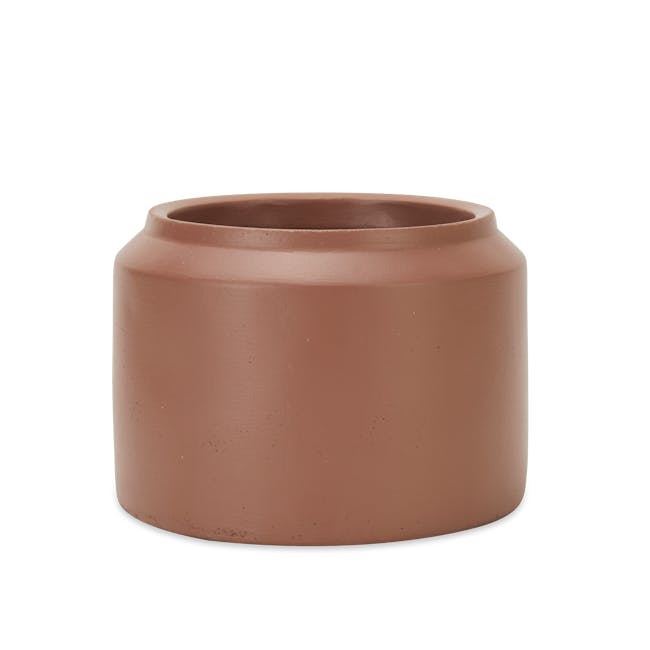 Lucca Modern Pot - Terracotta - Medium - 0