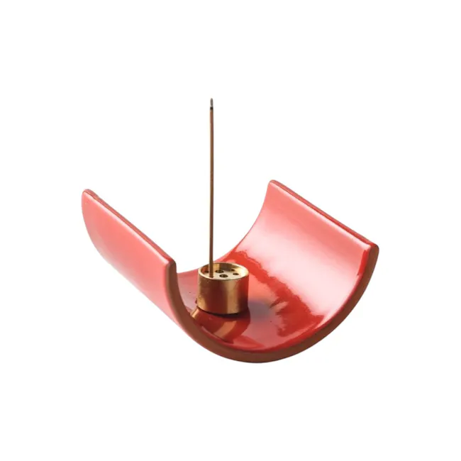 Collo Incense Holder - Red - 1
