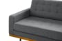 Conran 3 Seater Sofa - Walnut, Charcoal Grey - 6