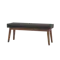 Fabian Bench 1.1m - Cocoa, Battleship Grey (Fabric)