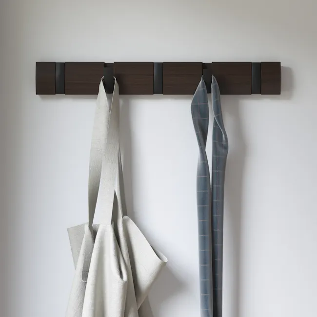 Flip 5 Hook - Black, Walnut - 2