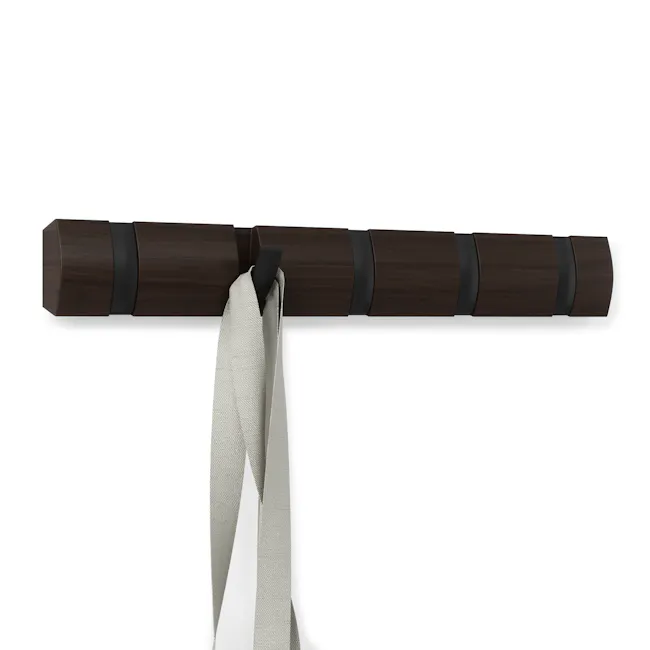 Flip 5 Hook - Black, Walnut - 5