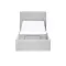 Aeva Super Single Adjustable Bed - Grey Boucle