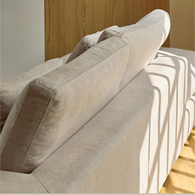 Oxford 3 Seater Right Arm Chaise Sofa - Grey, Down Feathers - 16