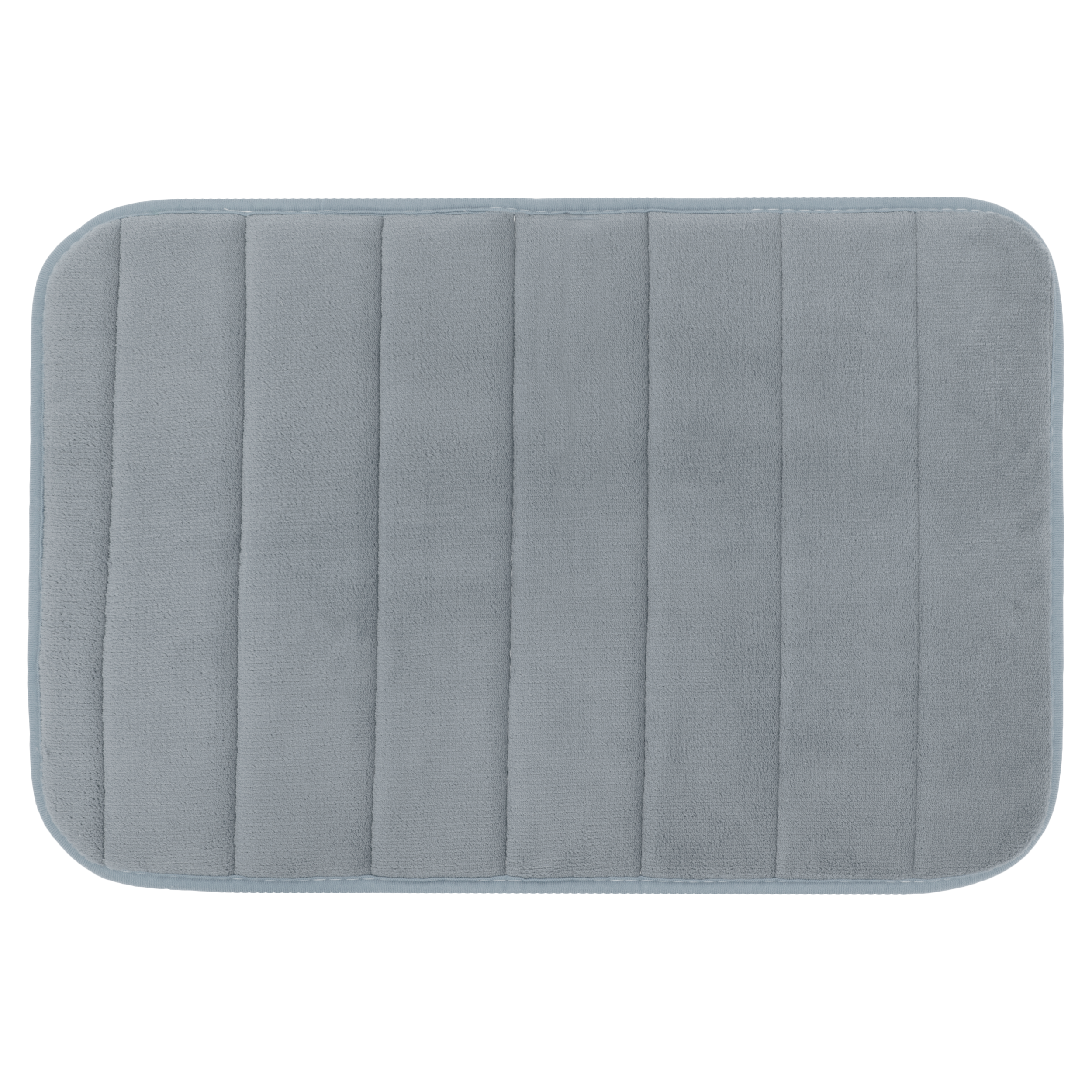 Essentials Memory Foam Floor Mat Grey Floor Mats By HipVan HipVan   Essential Memory Foam Mat Front Grey 