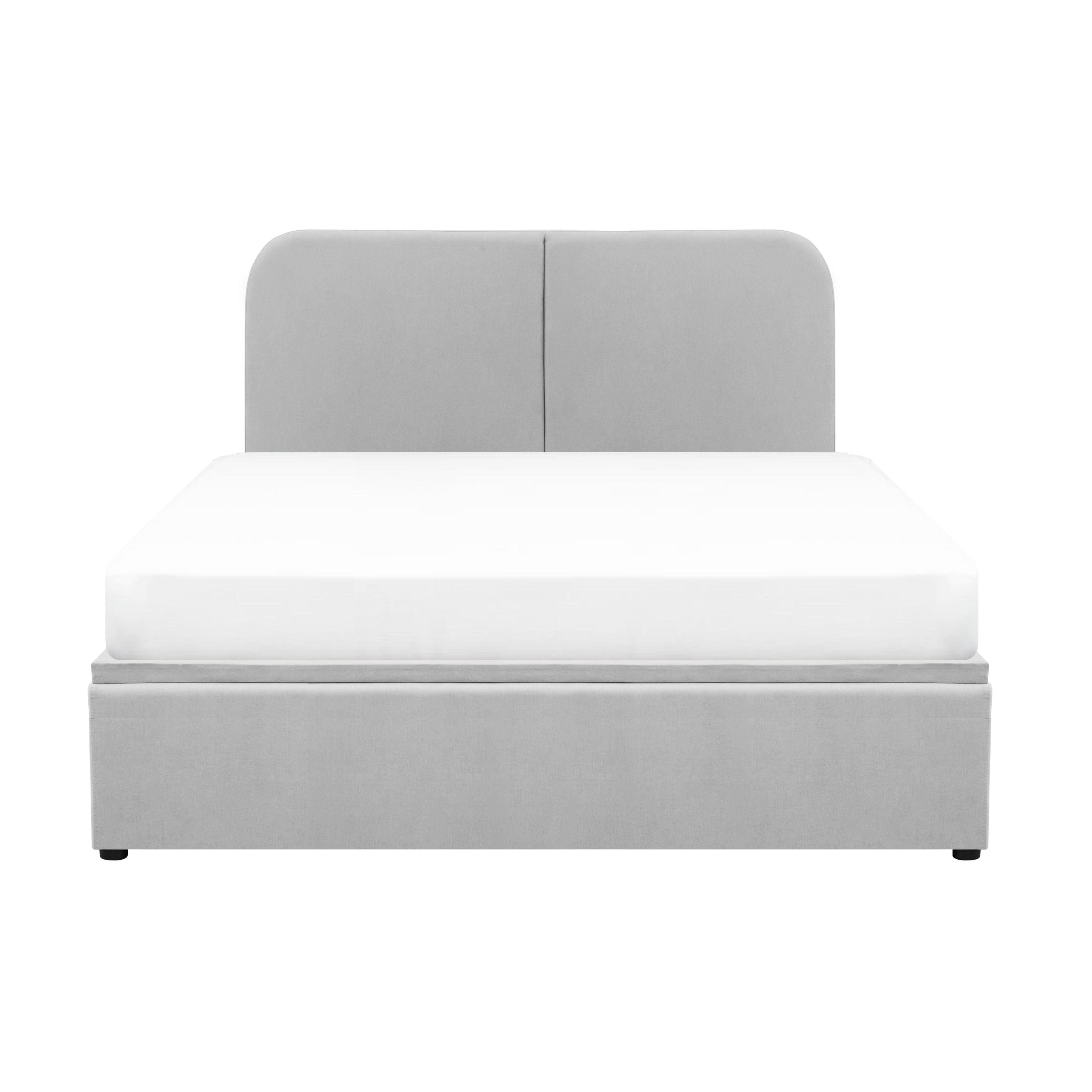Nolan Queen Storage Bed - Silver Fox