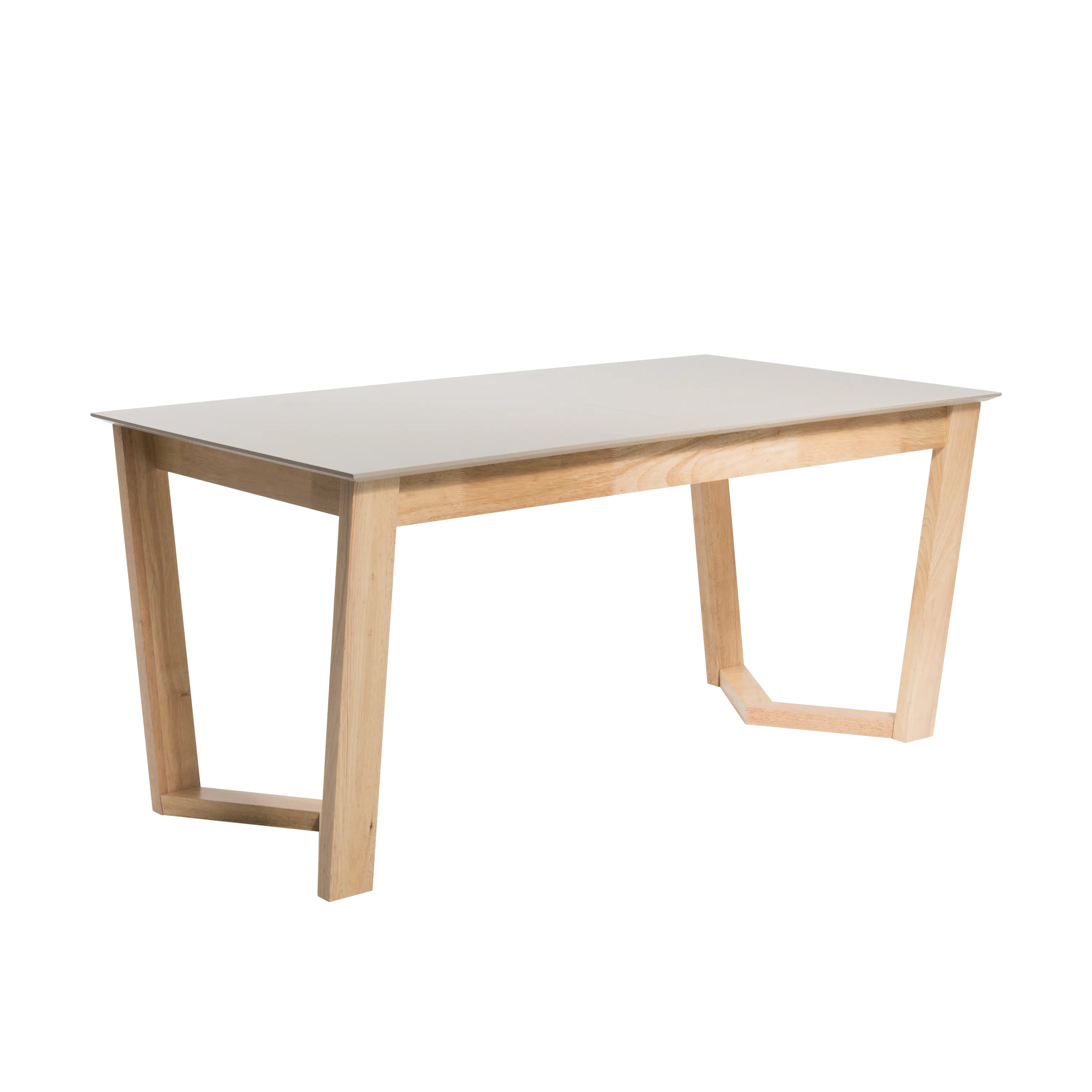 (As-is) Meera Extendable Dining Table 1.6m-2m - Natural, Taupe Grey - 1 - 10