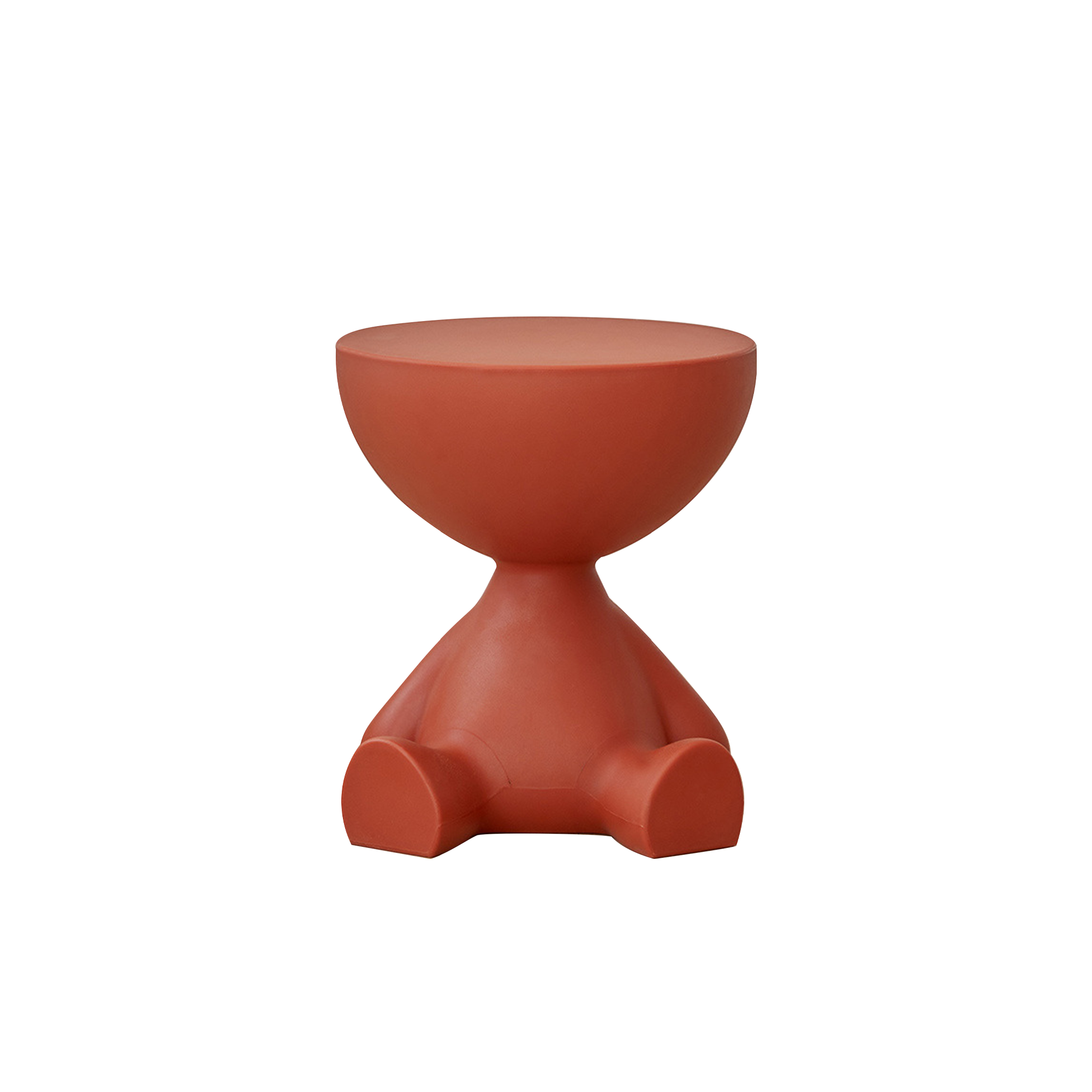 Zacky Buddy Side Table - Brick Red