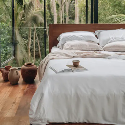 Heveya® Bamboo Duvet Sheet Set - White (5 Sizes)
