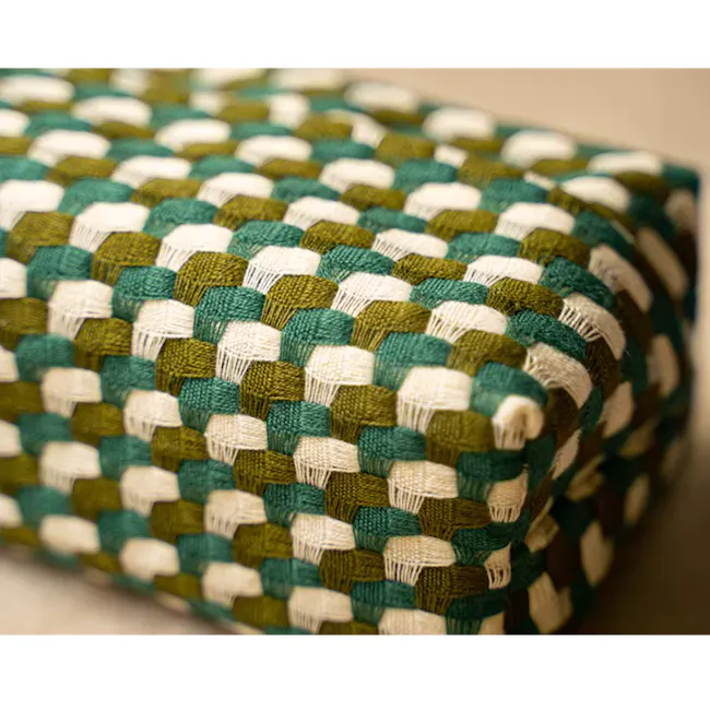 Dobbi Fabric Tissue Box - Green - 10