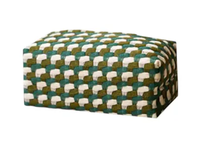 Dobbi Fabric Tissue Box - Green