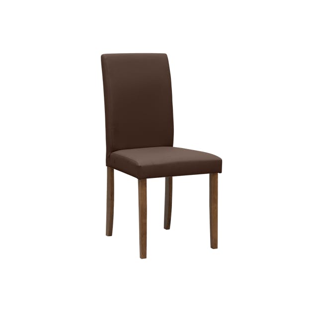 Dahlia Dining Chair - Cocoa, Mocha (Faux Leather) - 0