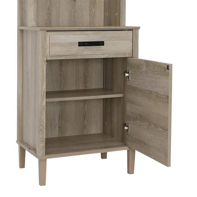 Pruce Tall Shelf Cabinet 0.6m - 4