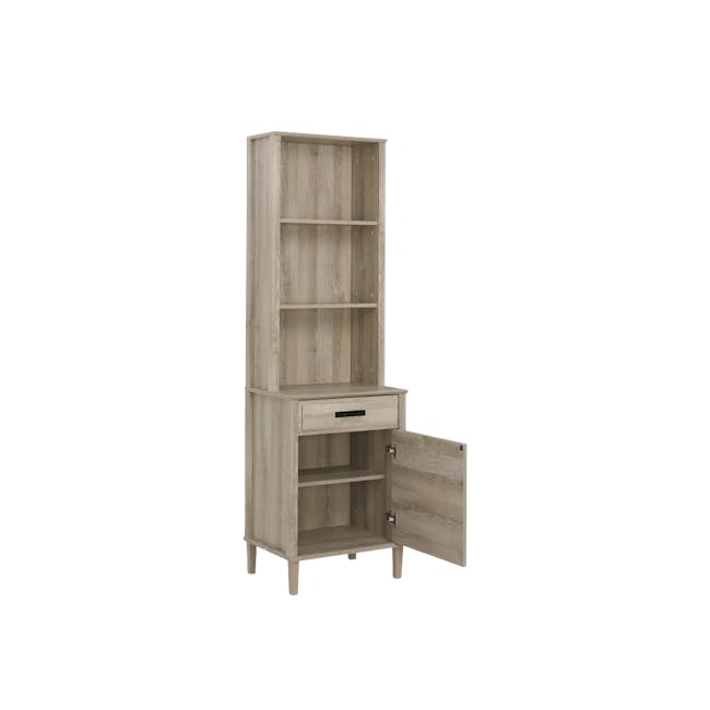 Pruce Tall Shelf Cabinet 0.6m - 3