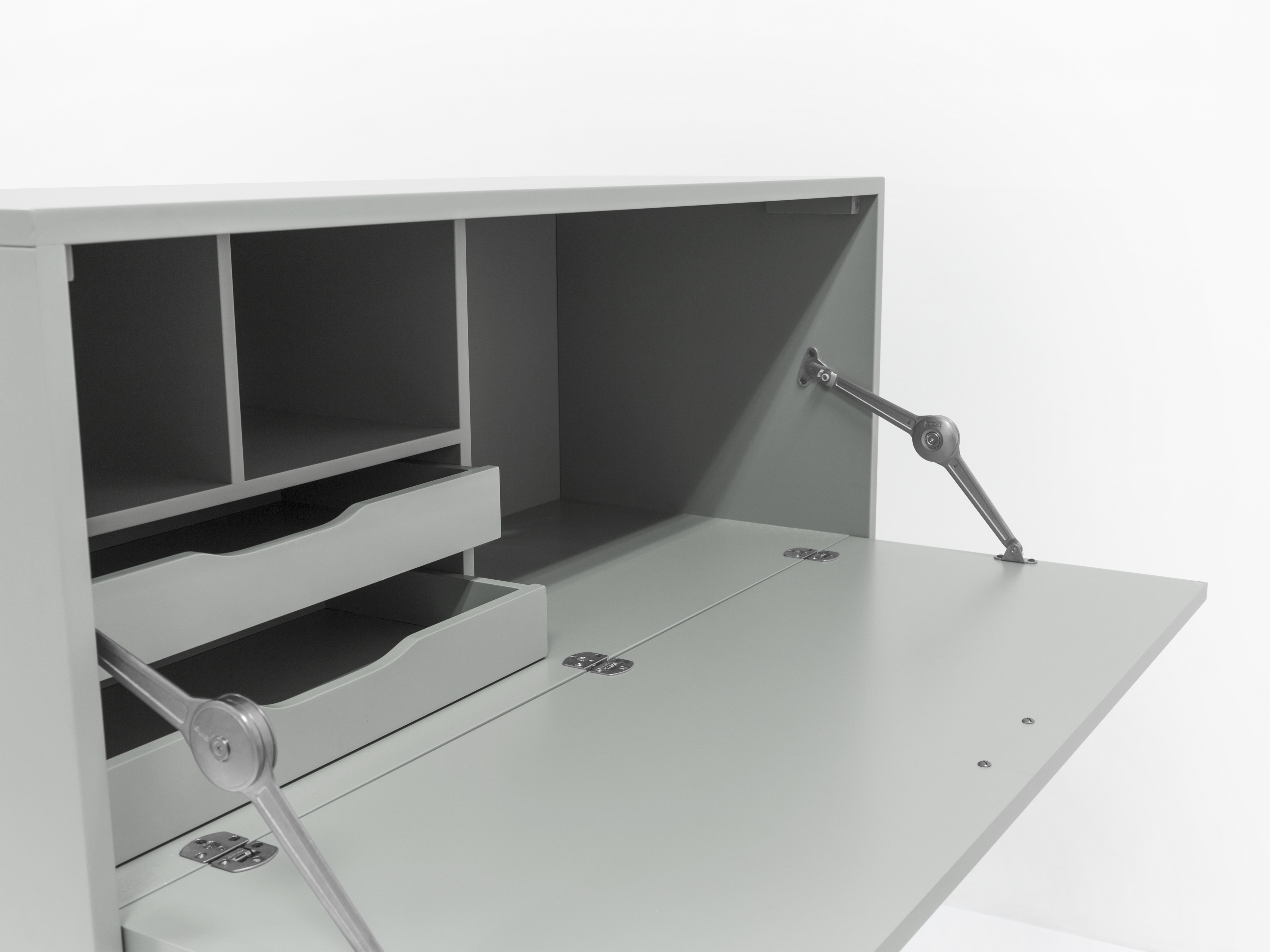 Arod Study Table White Grey Malmo Hipvan