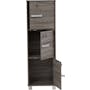 Naya 3 Door Cabinet - Dark Sonoma - 4
