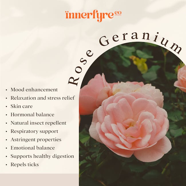 Innerfyre Co Empower Candle 200g - Rose Geranium - 1
