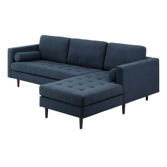 Nolan L-Shaped Sofa - Oxford Blue (Fabric) - 2