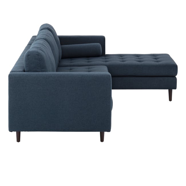Nolan L-Shaped Sofa - Oxford Blue (Fabric) - 3