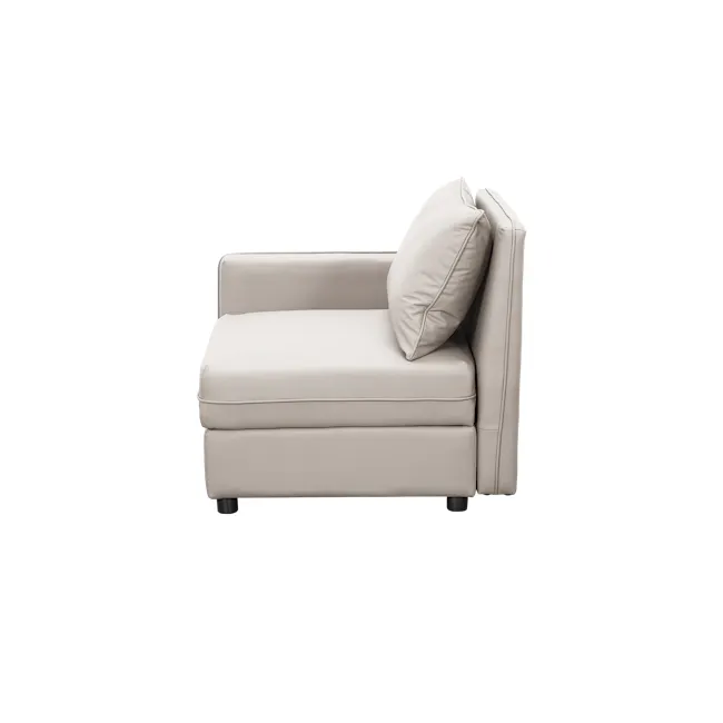 Cameron 3 Seater Storage Sofa - Grey (Pet Friendly) - 37 - Luxurious beige sofa, minimalist design, modern decor, elegant