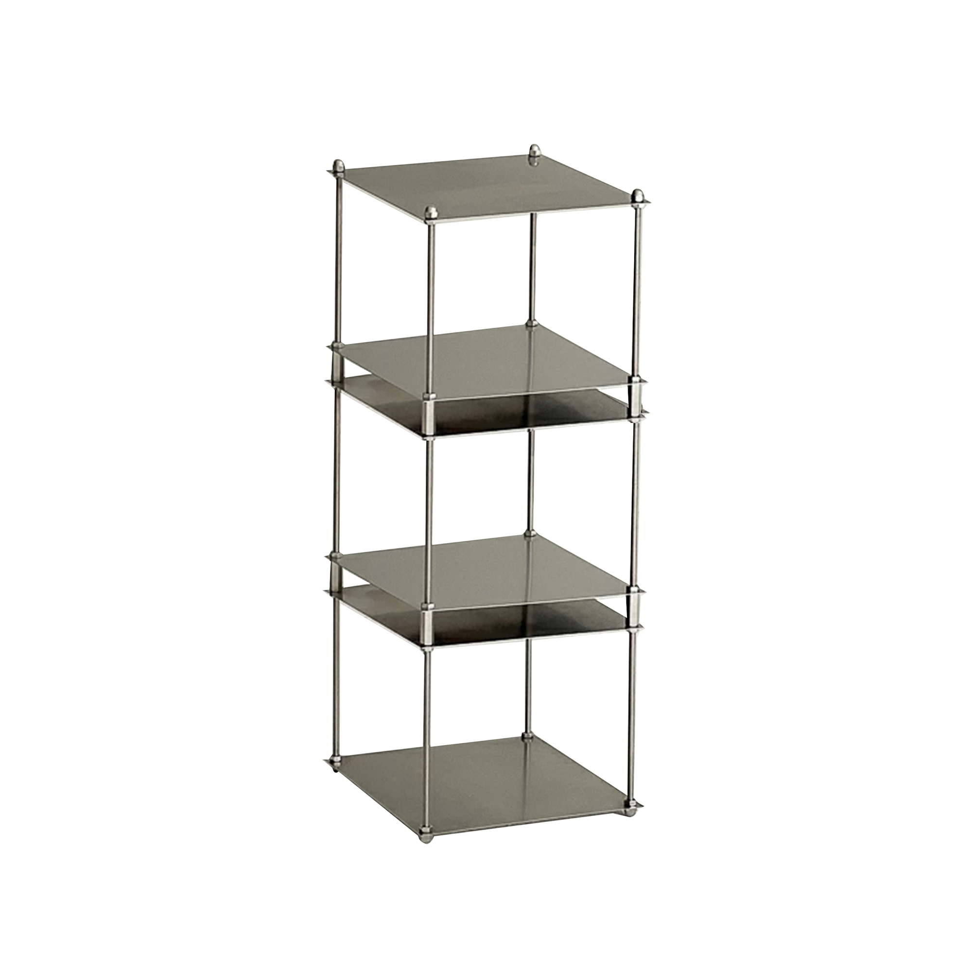 Baus Modular 4-Tier Shelf (Stainless Steel), Bauhaus by HipVan