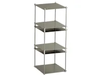 Baus Modular 4-Tier Shelf (Stainless Steel)