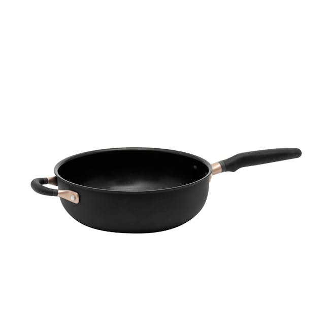 Meyer Accent Series Ultra-Durable Nonstick 26cm Chef's Pan with Lid - 1