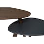Vance Nesting Coffee Table - Cocoa, Taupe Grey - 9