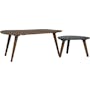 Vance Nesting Coffee Table - Cocoa, Taupe Grey - 2