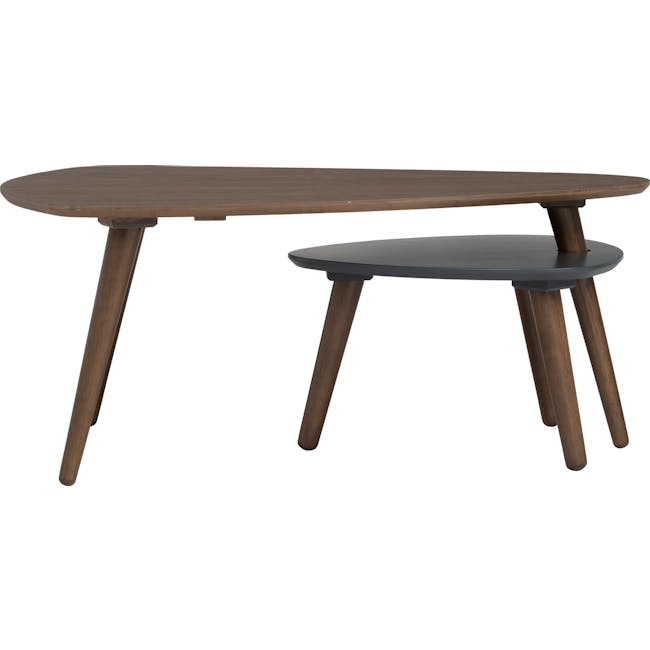Vance Nesting Coffee Table - Cocoa, Taupe Grey - 4