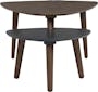 Vance Nesting Coffee Table - Cocoa, Taupe Grey - 6