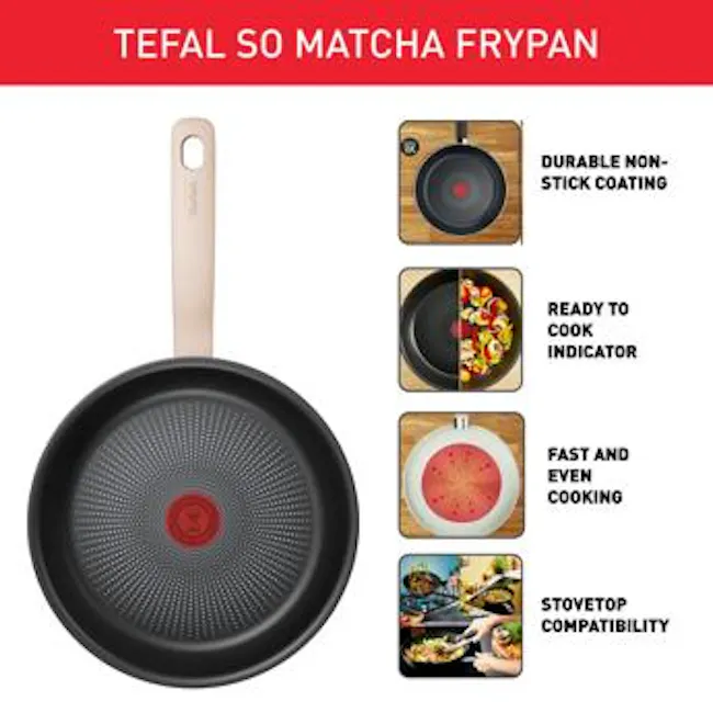 Tefal So Matcha IH Frypan 24cm (G17904) - 3