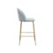 Chloe Bar Chair - Aquamarine (Fabric) - 2