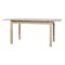 Jonah Extendable Table 1.4m-1.8m in Oak with 4 Lars Chair in Natural, White - 1