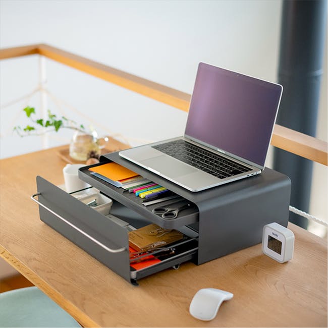 Be Worth Style UtaU Counter Drawer Horizontal Kitchen Organiser - Calm Grey - 3