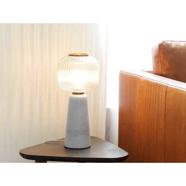Libby Marble Table Lamp - 1