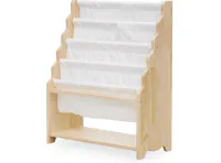 Nizu Kids 5-Tier Book Shelf - White