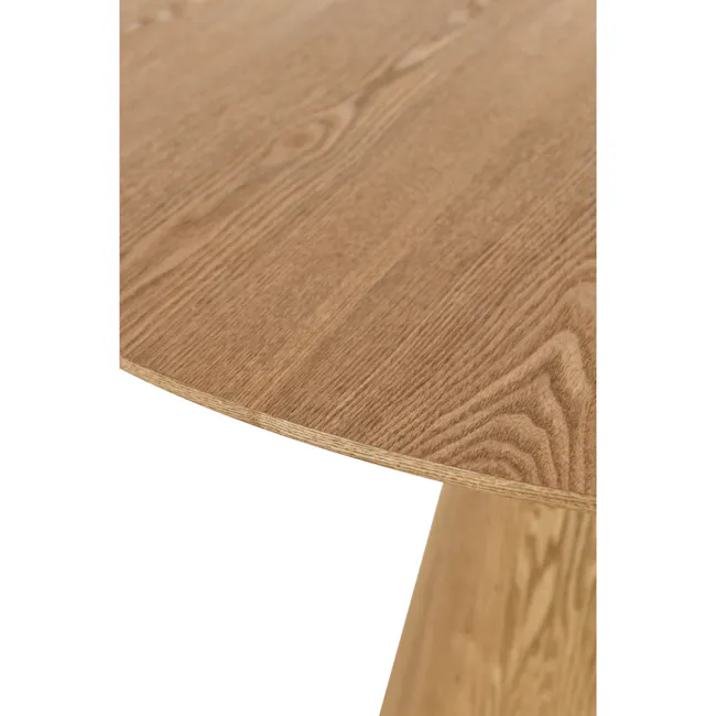Meldon Round DIning Table 1.2m - Oak - 4