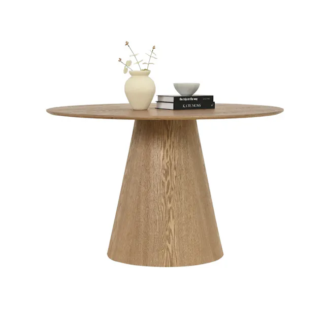Meldon Round DIning Table 1.2m - Oak - 6