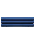 Erin Bamboo Fitted Bed Sheet - Midnight Blue (3 Sizes)