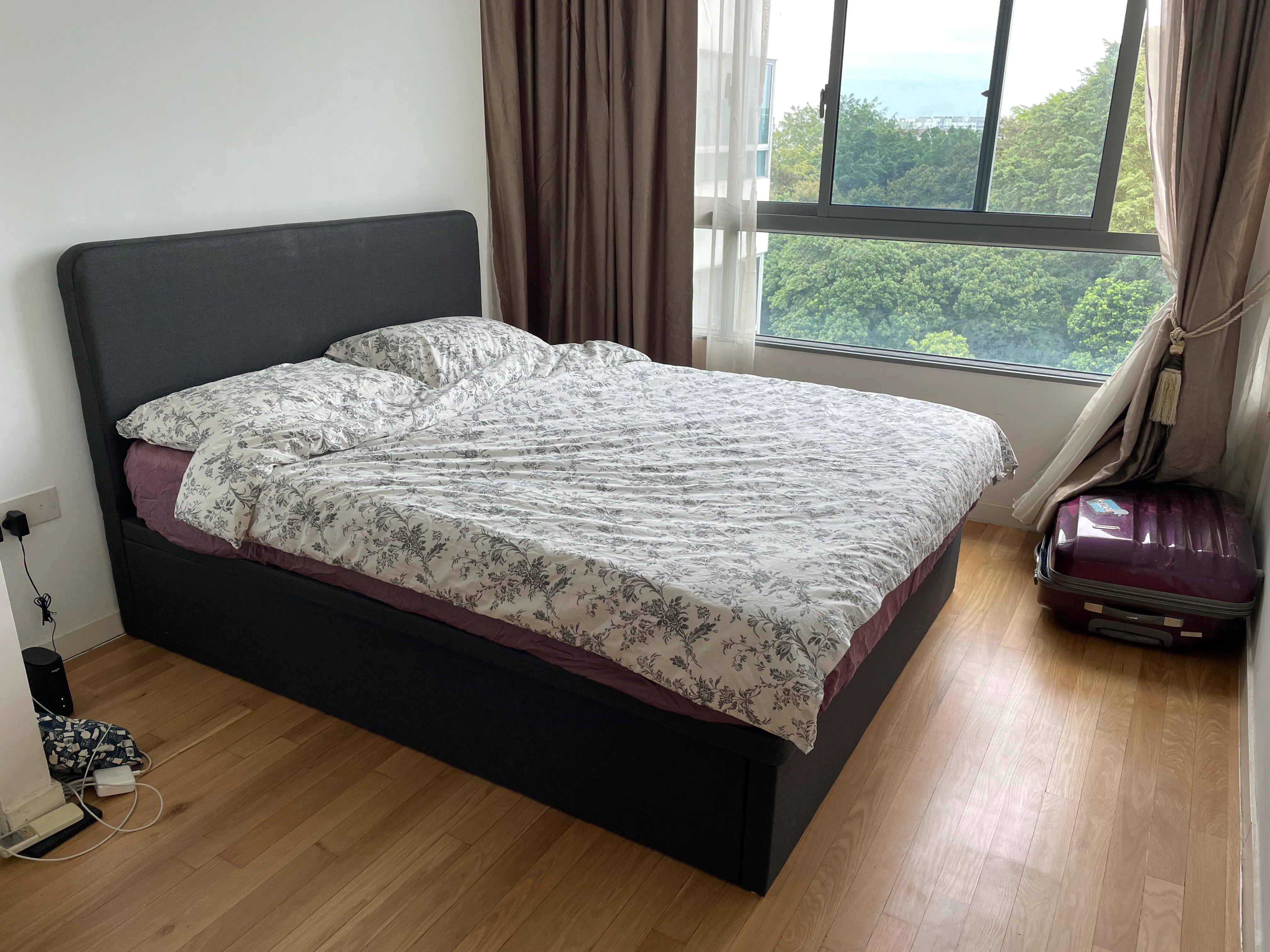Customer home photo 44: The mattress is firm yet not as hard as the Downtime. It is comfortable and provides enough support. We like it.