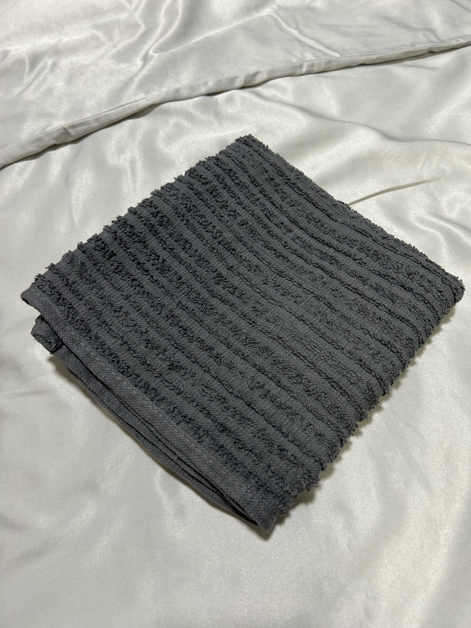 Customer home photo 10: bought the towel together with the glass cabinet. material is soft and good to use. will defintely repurchase this if needed again.