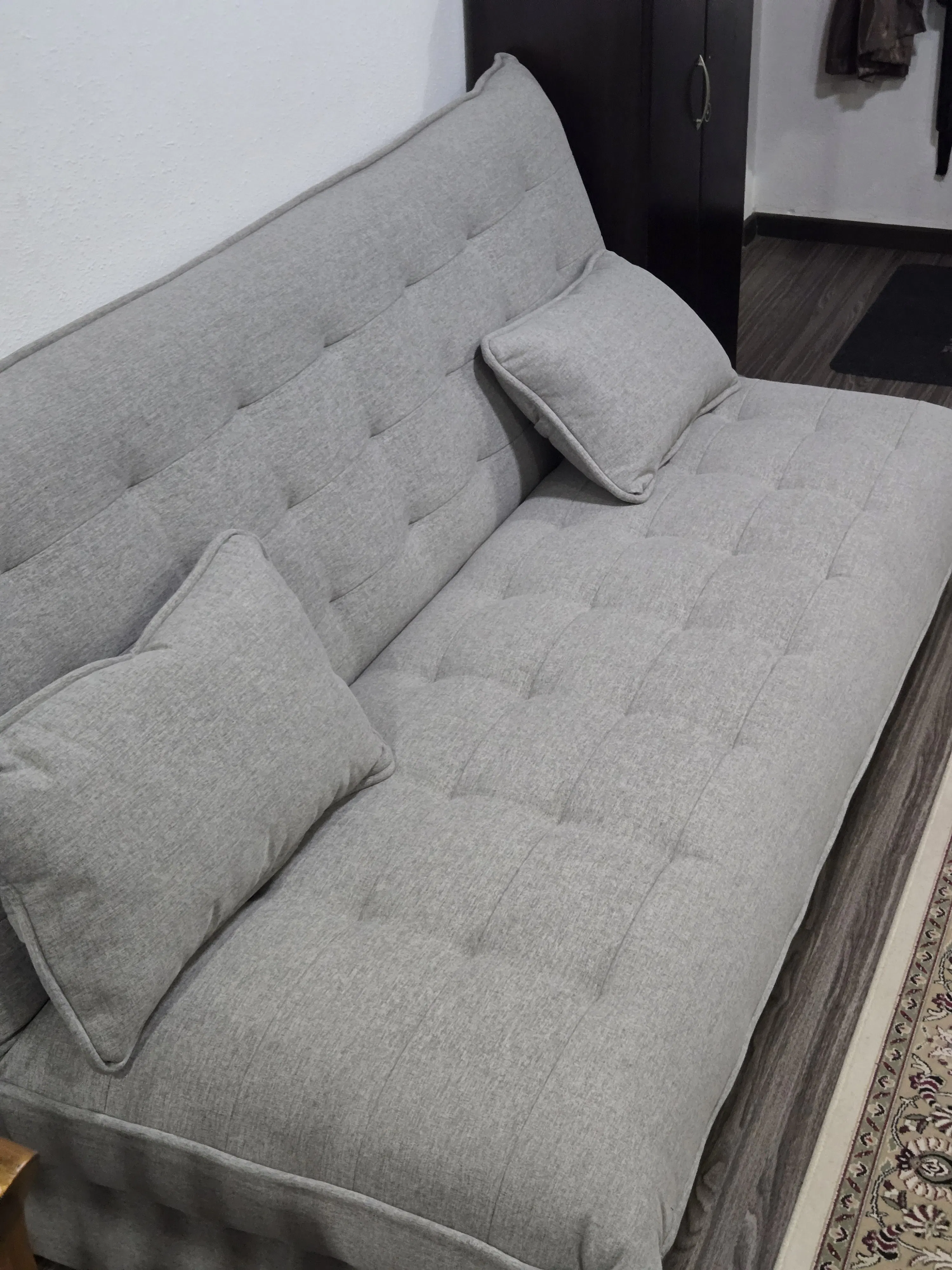 Customer home photo 1: Love it. Firm yet comfy for bed and sofa. Love it.😊
