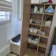 Chelsea Arched Mirror Cabinet with Side Shelf - Maple