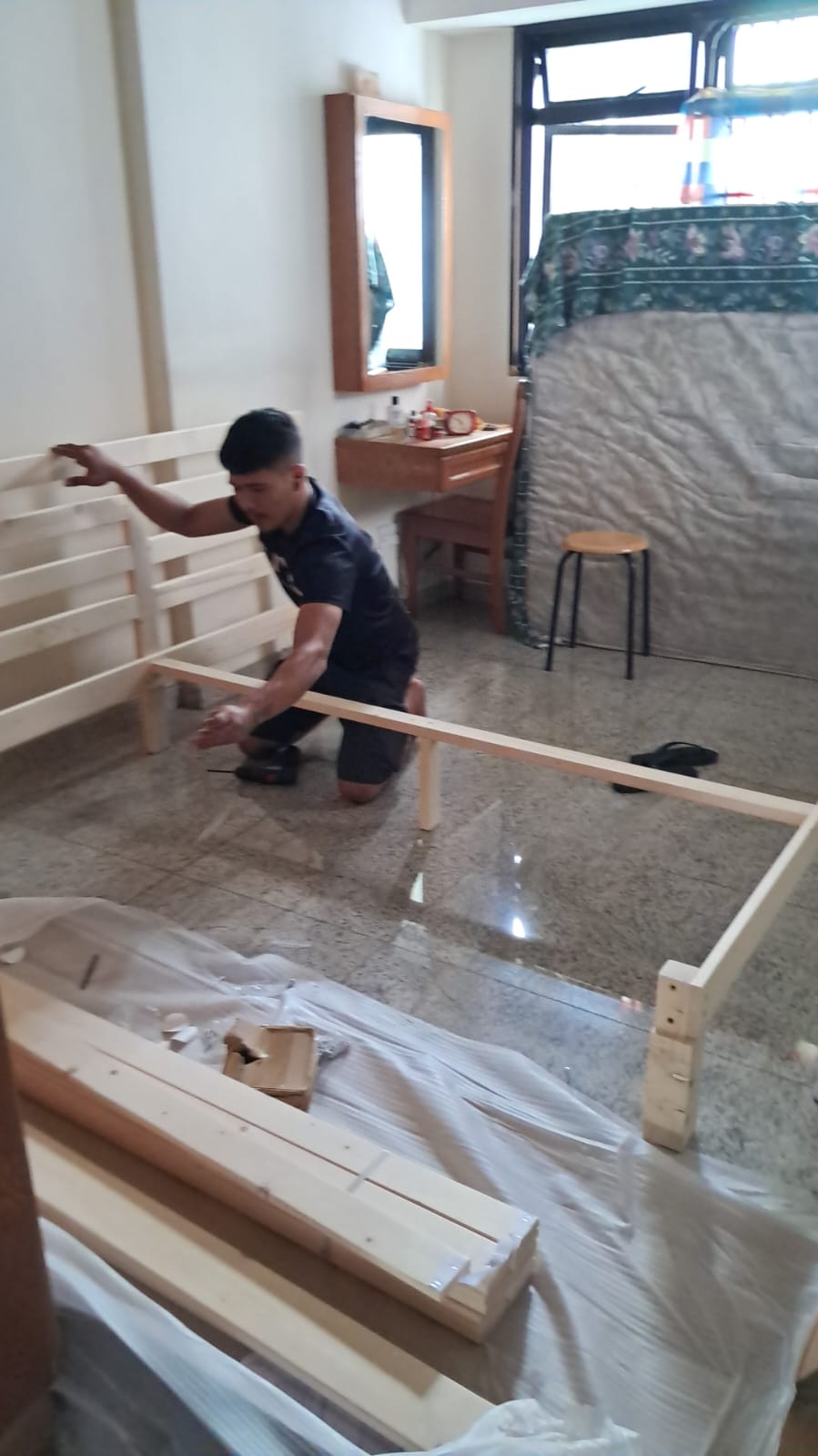 Katana Queen Headboard Bed