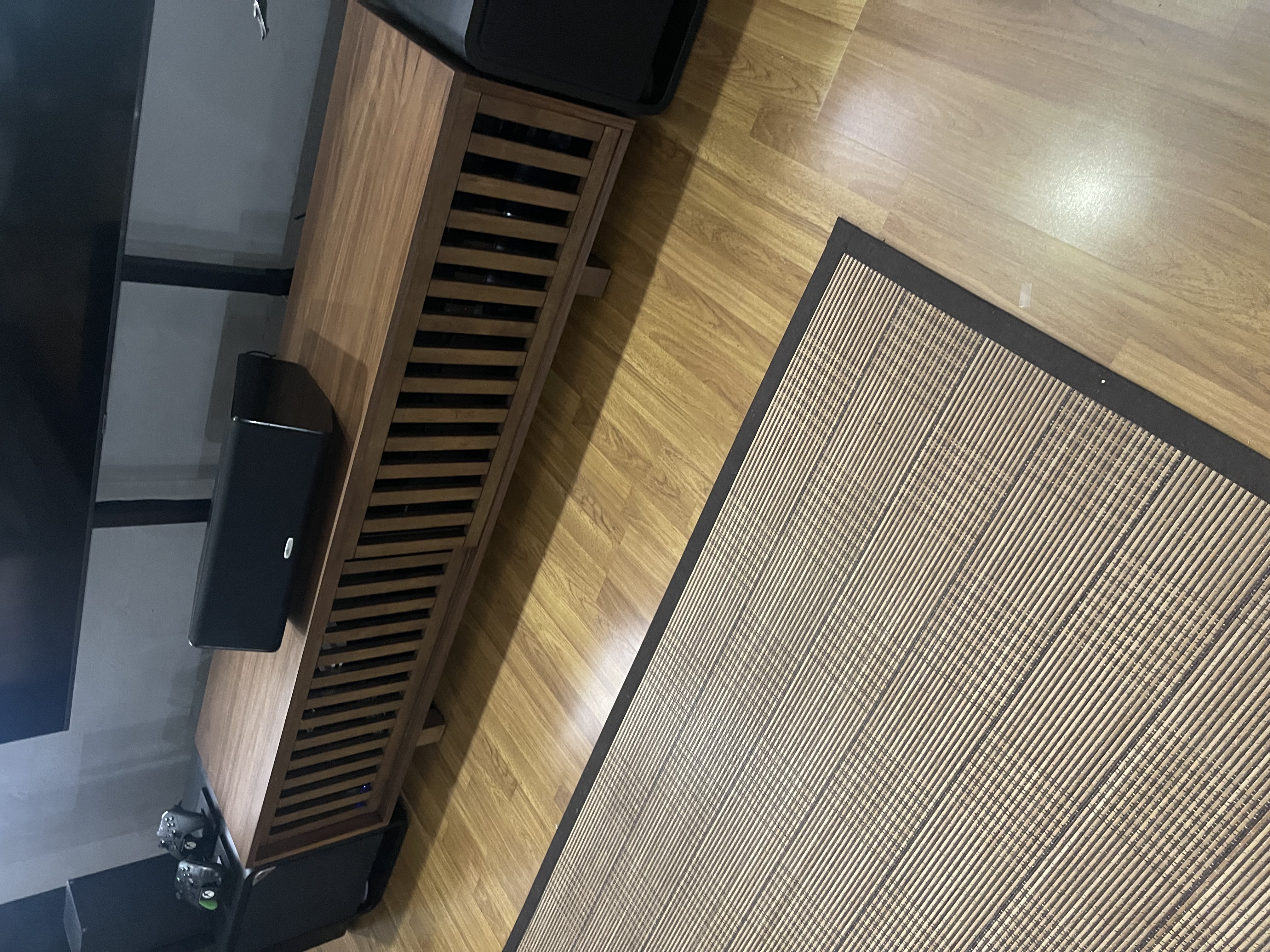 Customer home photo 12: Nice TV console perfect for my living room home theater